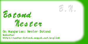 botond nester business card